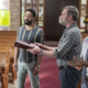 Justin Theroux, Kevin Carroll, Christopher Eccleston, and Jovan Adepo (Photo: HBO)